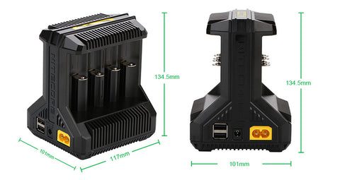 Nitecore Intellicharger I8 Li ion NiMH Battery 8 slot Charger large