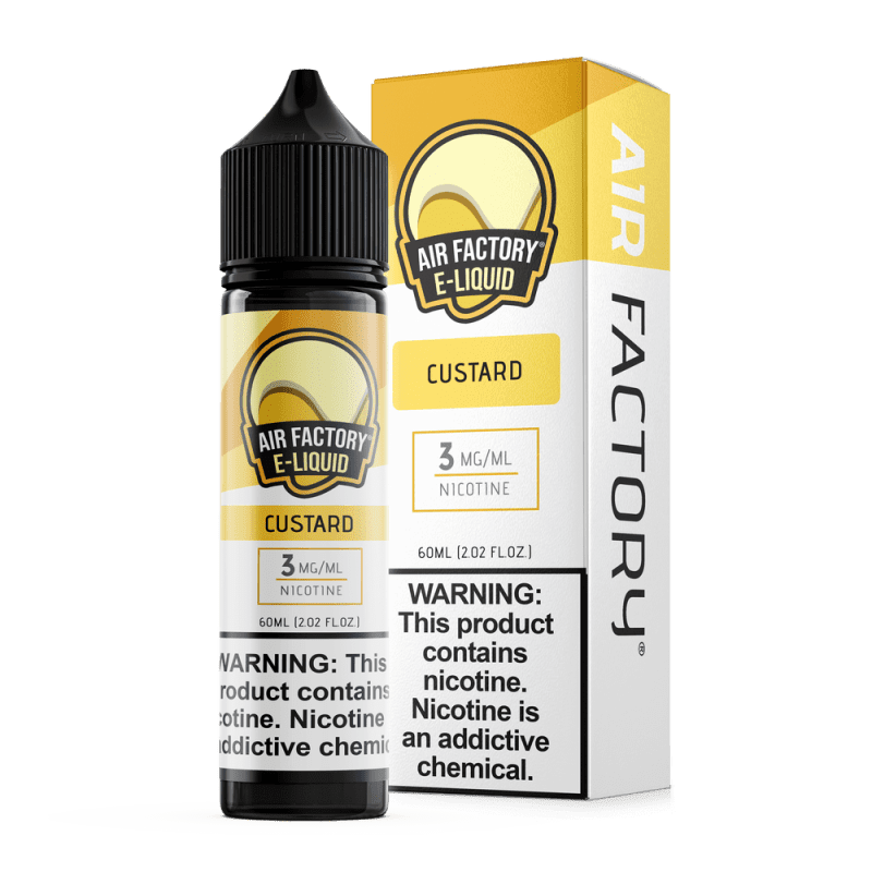 air factory juice 3mg custard 60ml vape juice air factory 28064771899503