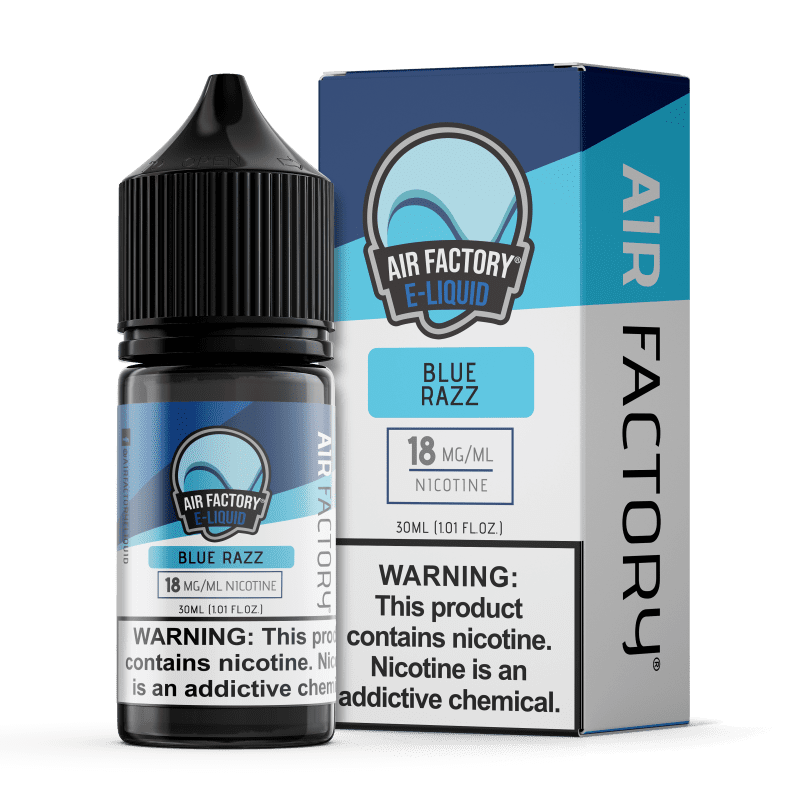 air factory juice air factory blue razz 30ml nic salt vape juice 14545288724591