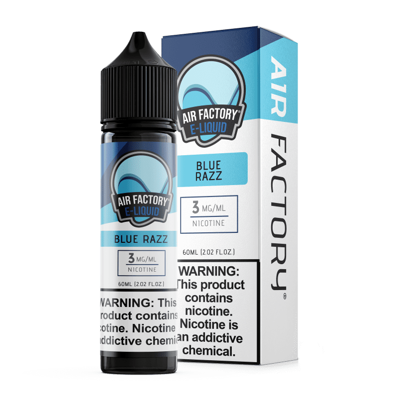 air factory juice air factory blue razz 60ml vape juice 14545175740527