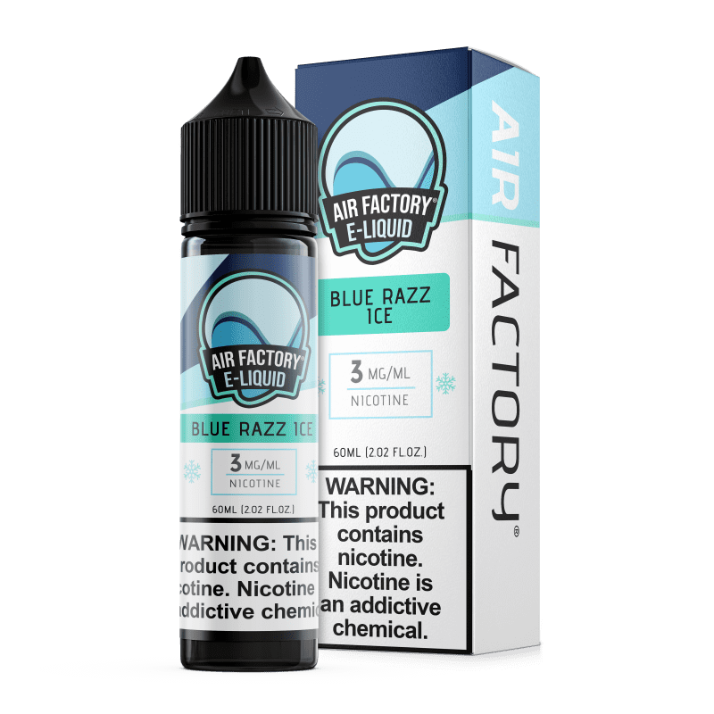 air factory juice air factory blue razz ice 60ml vape juice 14545175937135