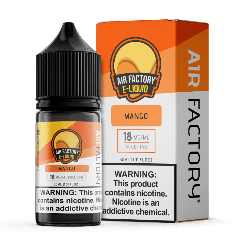 air factory juice air factory mango 30ml nic salt vape juice 14555079475311