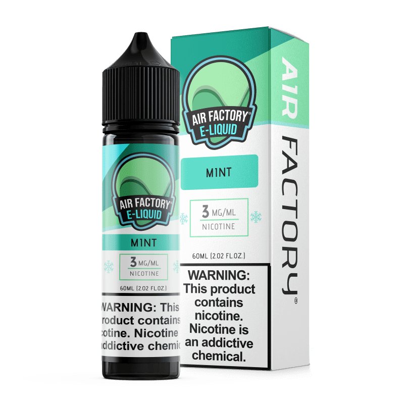 air factory juice air factory mint 60ml vape juice 14545249960047