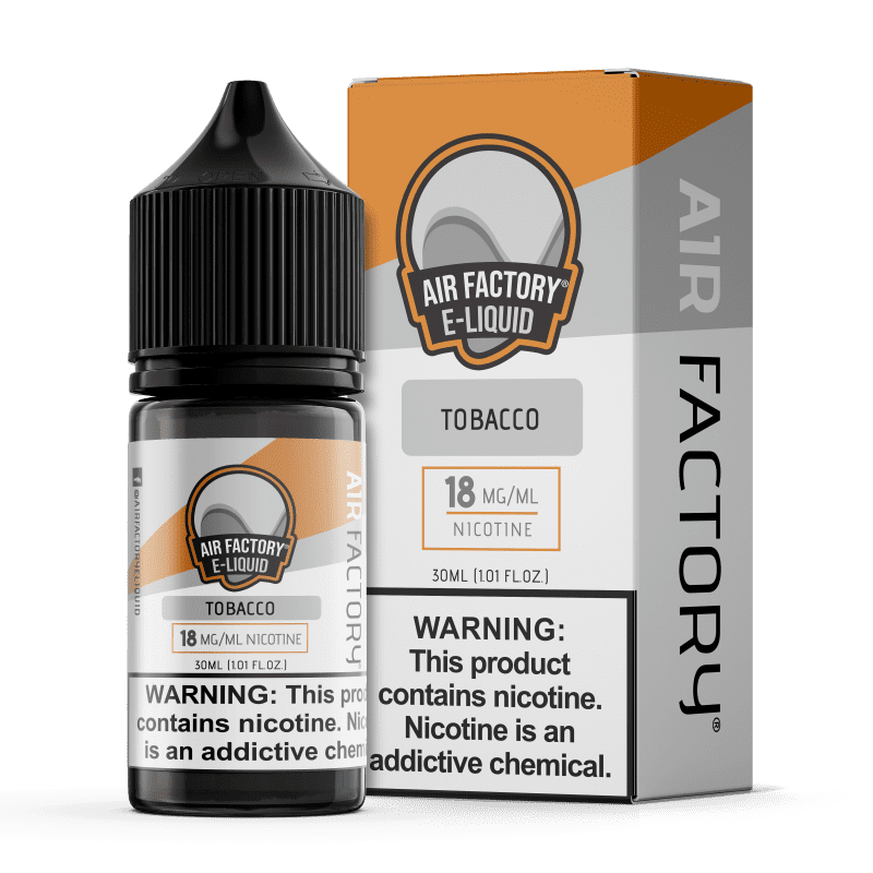 air factory juice air factory tobacco 30ml nic salt vape juice 14555116699759