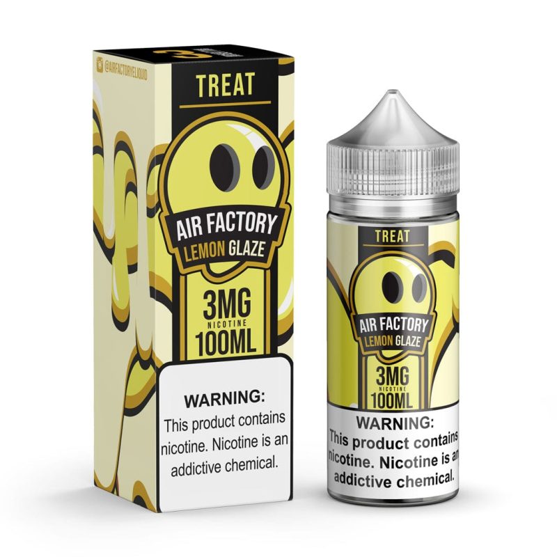 air factory juice treat factory lemon glaze 100ml vape juice 7005274767471