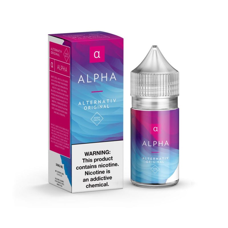 alternativ juice alternativ salts alpha 30ml nic salt vape juice 6409204662383