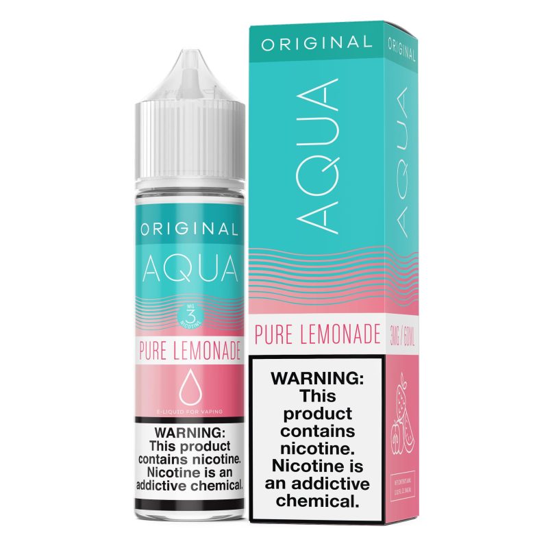 aqua juice aqua pure lemonade 60ml vape juice 30979757604975