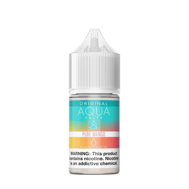 aqua juice aqua pure mango 30ml nic salt vape juice 30979879108719