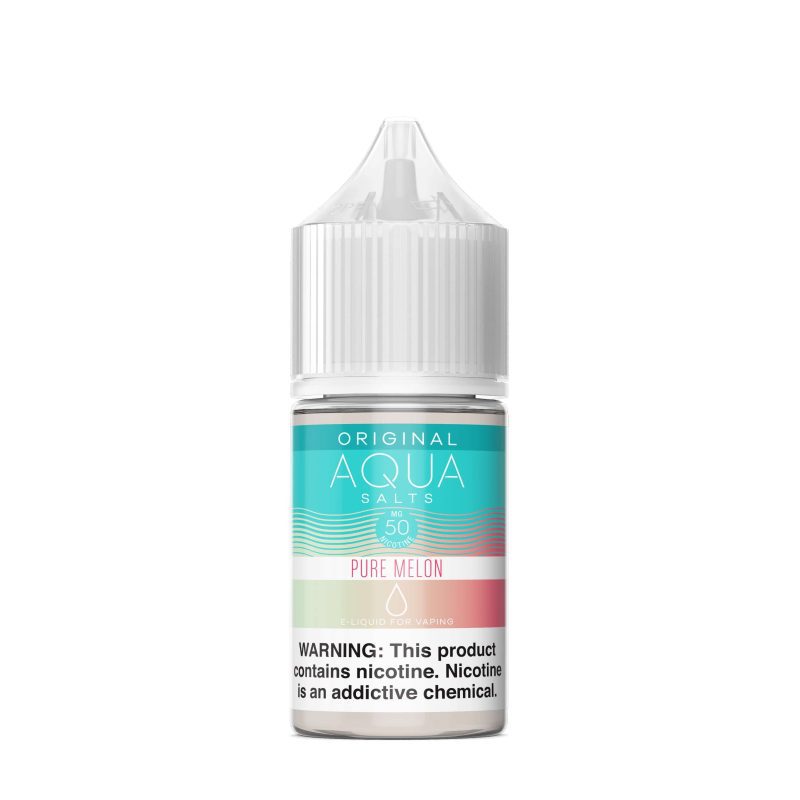 aqua juice aqua pure melon 30ml nic salt vape juice 30979889266799