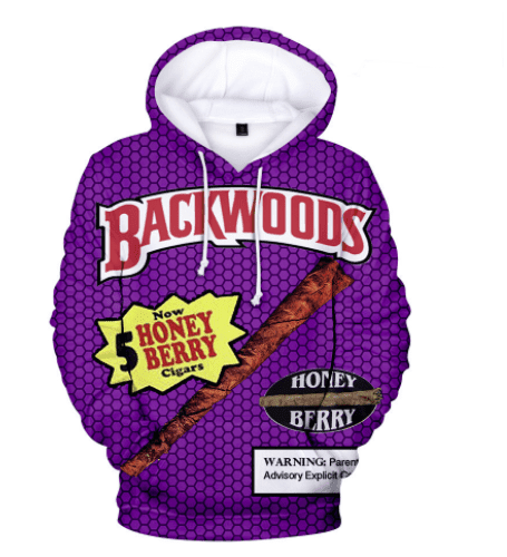 Backwoods Merch Purple Backwoods Hoodie Sweatshirt