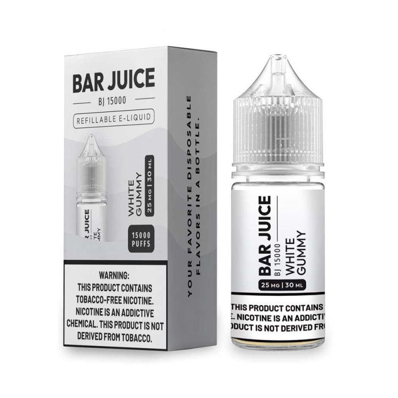 bar juice juice gost bar juice tfn salts white gummy nic salt vape juice 30ml 33321077407855