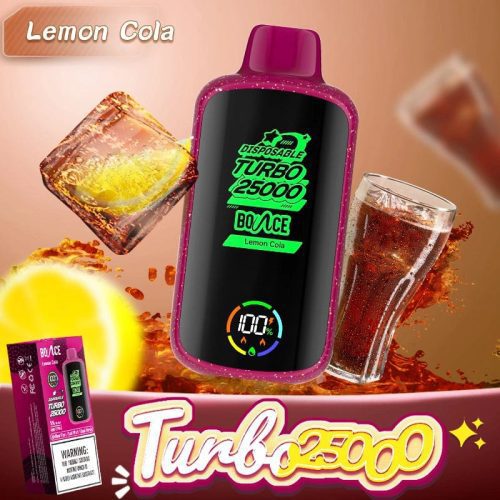 Bounce Disposable Vape Lemon Cola Bounce Turbo 25000 Disposable Vape (5%, 25000 Puffs)