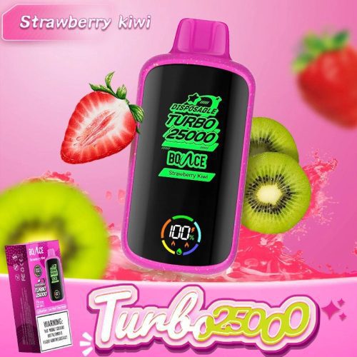 Bounce Disposable Vape Strawberry Kiwi Bounce Turbo 25000 Disposable Vape (5%, 25000 Puffs)