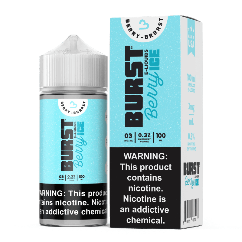 burst juice burst berry ice 100ml vape juice 32161210892399