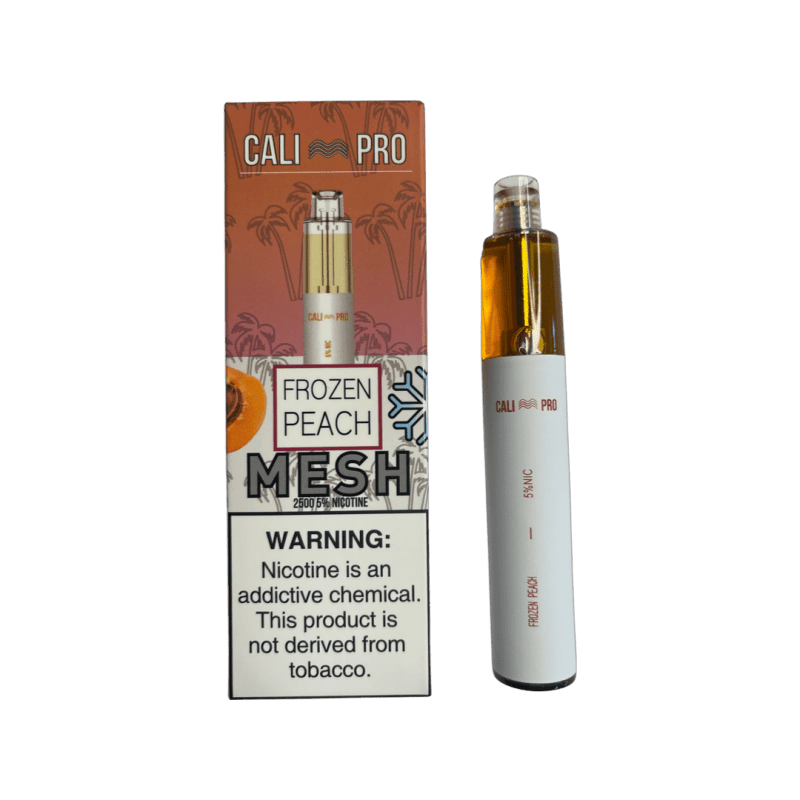 Cali Bar Disposable Vape Frozen Peach Cali Pro Mesh 5ml Disposable Vape