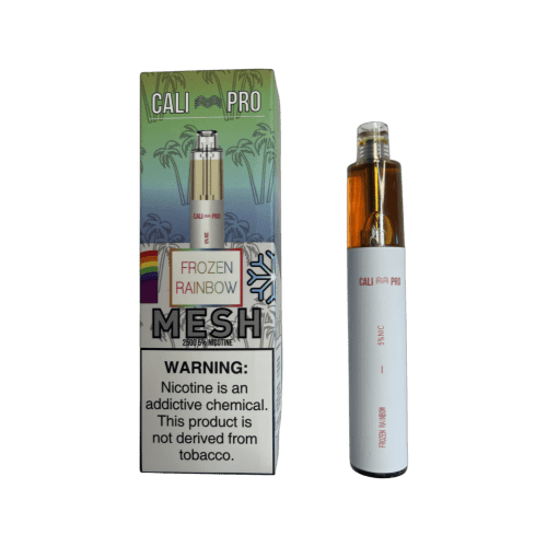 Cali Bar Disposable Vape Frozen Rainbow Cali Pro Mesh 5ml Disposable Vape