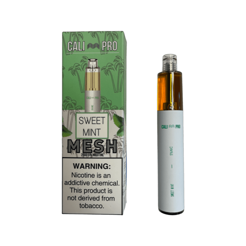 Cali Bar Disposable Vape Sweet Mint Cali Pro Mesh 5ml Disposable Vape