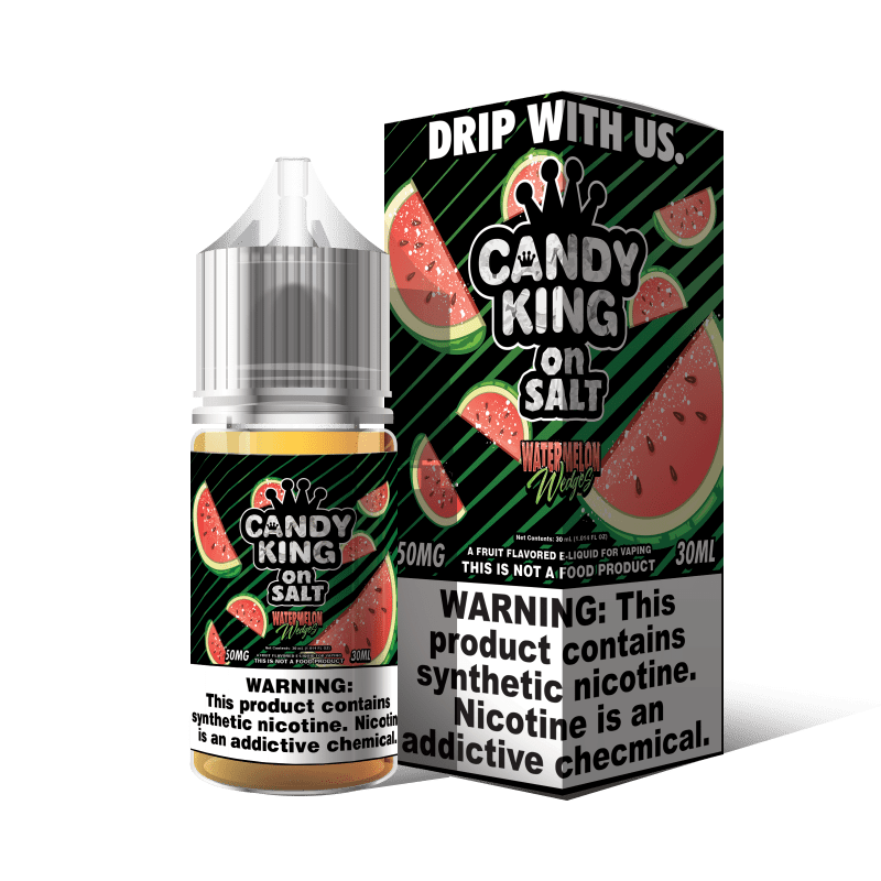 candy king juice candy king on salt watermelon wedges synthetic nicotine 30ml nic salt vape juice 30647515152495