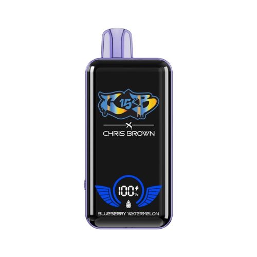 Chris Brown CB15K Disposable Vape Blueberry Watermelon Flavor