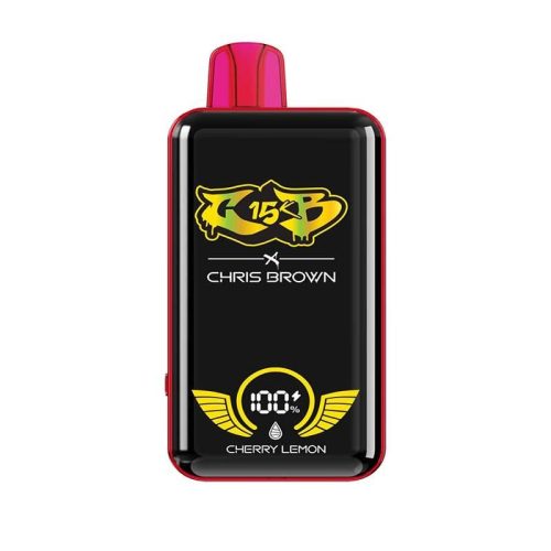 Chris Brown CB15K Disposable Vape Cherry Lemon Flavor