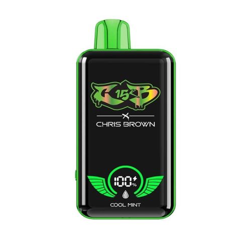 Chris Brown CB15K Disposable Vape Cool Mint Flavor