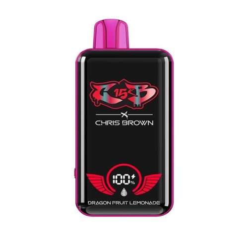 Chris Brown CB15K Disposable Vape Dragonfruit Lemonade Flavor