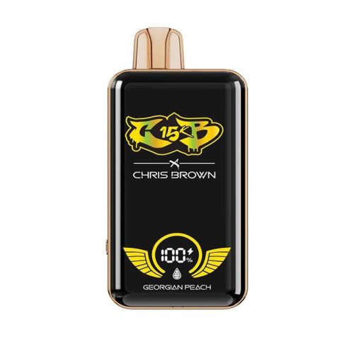 Chris Brown CB15K Disposable Vape Georgian Peach Flavor