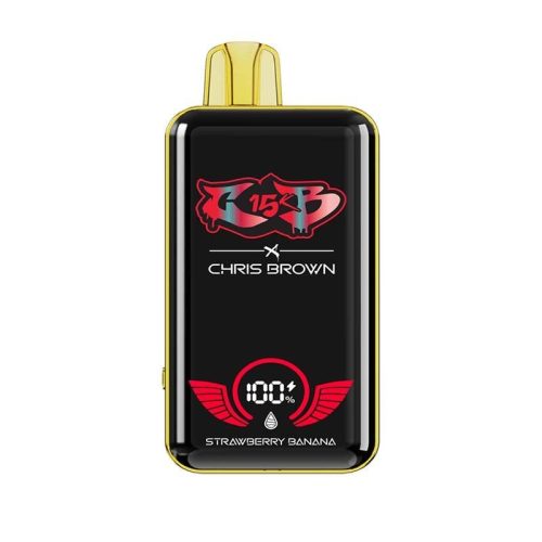 Chris Brown CB15K Disposable Vape Strawberry Banana Flavor