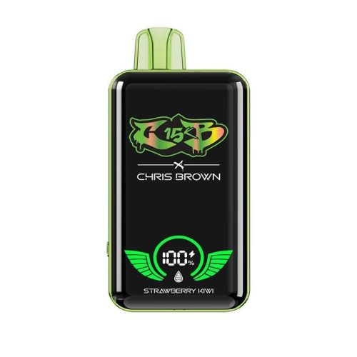 Chris Brown CB15K Disposable Vape Strawberry Kiwi Flavor