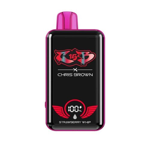 Chris Brown CB15K Disposable Vape Strawberry Whip Flavor