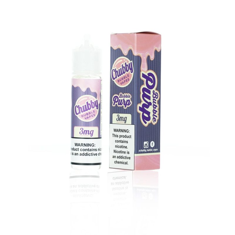 chubby bubble vapes juice chubby bubble vapes bubble purp 60ml vape juice 6047537889391