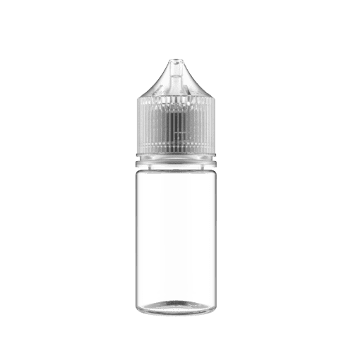 Chubby Gorilla Empty Juice Bottles Clear (Stubby V3) Chubby Gorilla Unicorn Bottle 30ml Empty Bottle