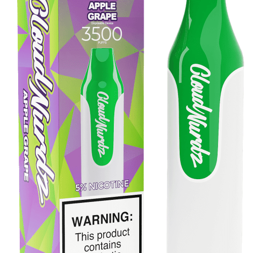 Cloud Nurdz Disposable Vape Apple Grape Cloud Nurdz 3500 Disposable Vape (0%, 3500 Puffs)