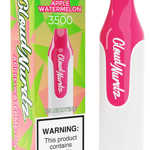 Cloud Nurdz Disposable Vape Apple Watermelon Cloud Nurdz 3500 Disposable Vape (0%, 3500 Puffs)