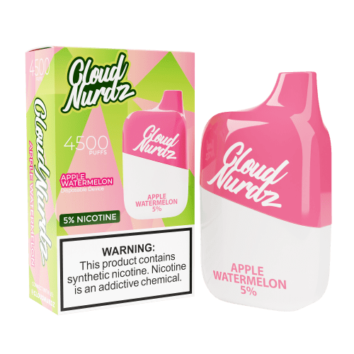 Cloud Nurdz Disposable Vape Apple Watermelon Cloud Nurdz 4500 Disposable Vape (0%, 4500 Puffs)