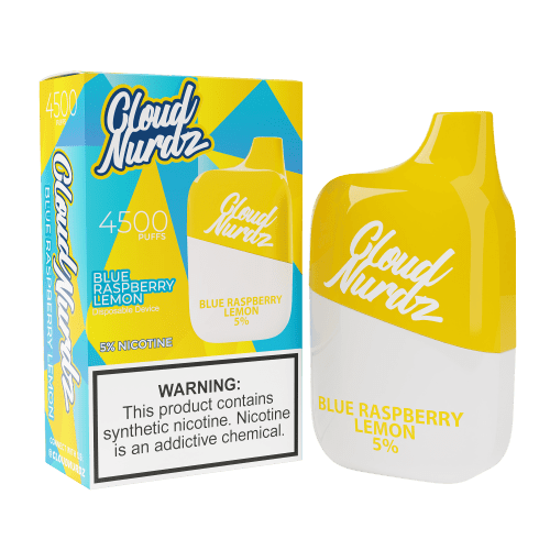 Cloud Nurdz Disposable Vape Blue Raspberry Lemon Cloud Nurdz 4500 Disposable Vape (5%, 4500 Puffs)