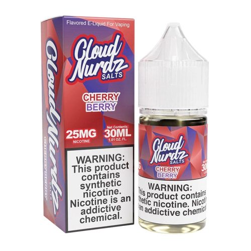 Cloud Nurdz Juice 25MG Cloud Nurdz Cherry Berry TFN Salt Vape Juice 30ml