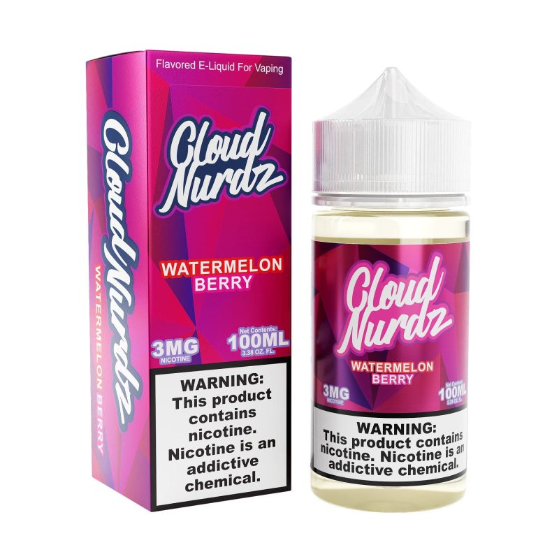 cloud nurdz juice cloud nurdz watermelon berry 100ml vape juice 30727171539055