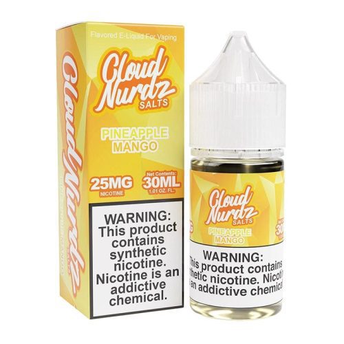 Cloud Nurdz Juice 25MG Cloud Nurdz Pineapple Mango TFN Salt Vape Juice 30ml