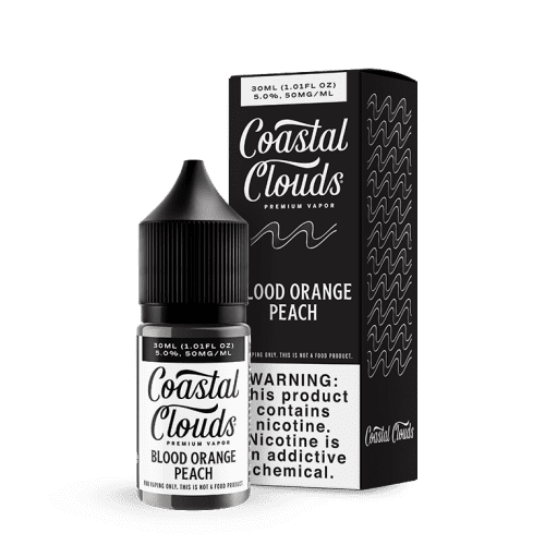 Coastal Clouds Juice Coastal Clouds Blood Orange Peach Nic Salt Vape Juice 30ml