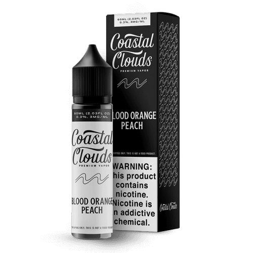 Coastal Clouds Juice 3mg Coastal Clouds Blood Orange Peach Vape Juice 60ml