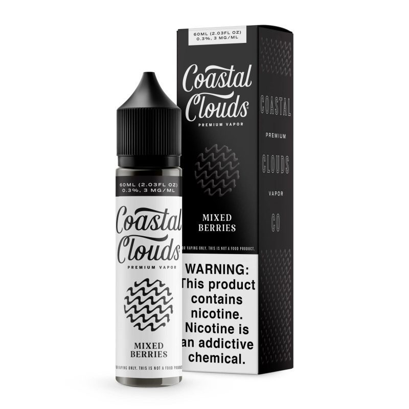 coastal clouds juice coastal clouds mixed berries 60ml vape juice 14655455363183