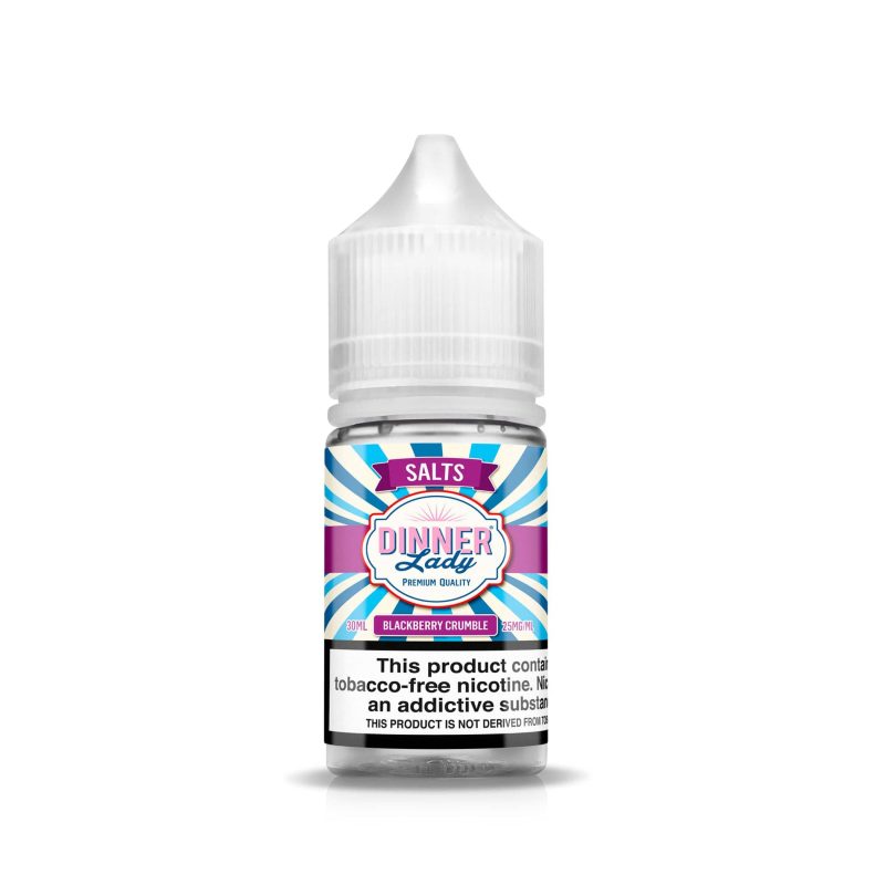 dinner lady juice blackberry crumble 30ml tf nic salt vape juice dinner lady salts 30256983605359