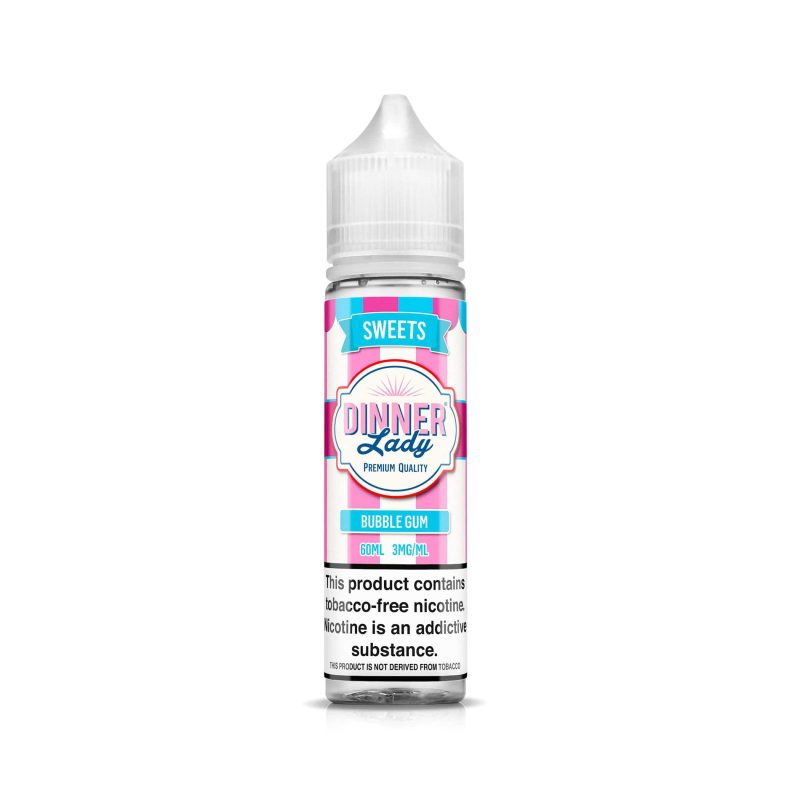 dinner lady juice bubblegum 60ml tf vape juice dinner lady 30257232937071