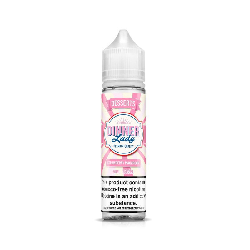 dinner lady juice strawberry macaroon 60ml tf vape juice dinner lady 30256993566831