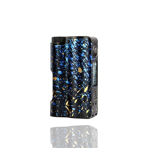 Dovpo Mods Black Blue Splatter Dovpo Topside Dual 200W Squonk Mod