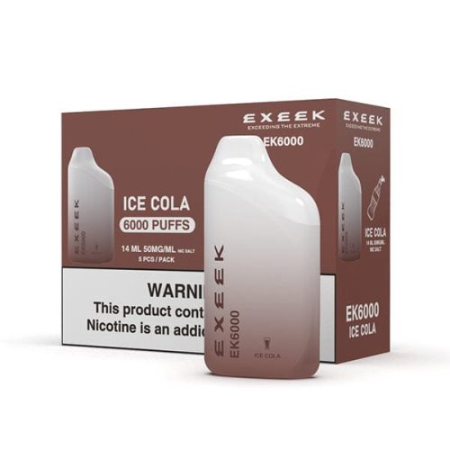 ECAP Disposable Vape Ecap EXEEK EK6000 Disposable Vape (5%, 6000 Puffs)