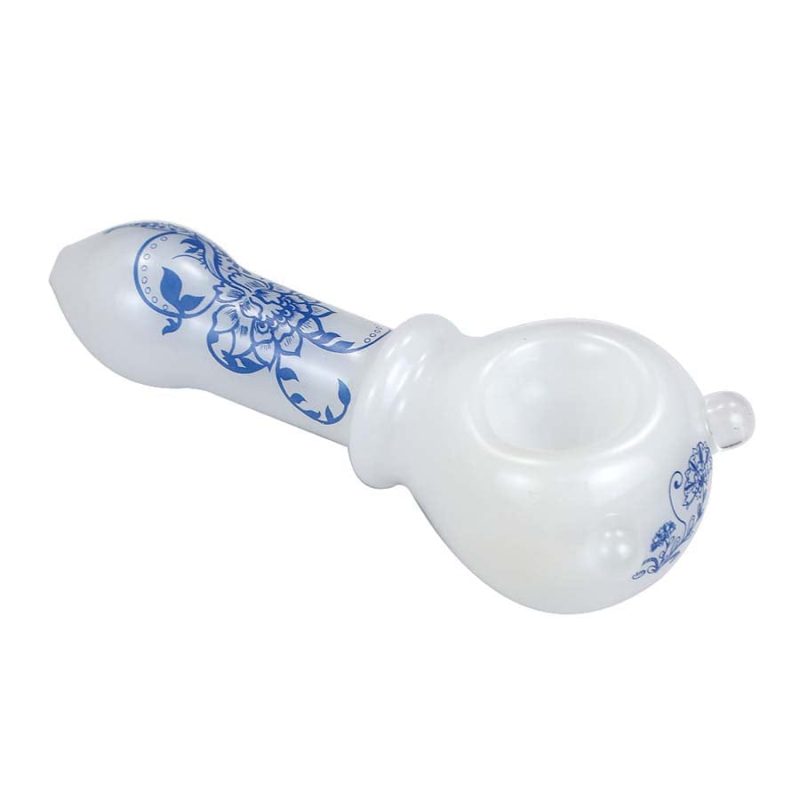 eightvape alternatives blue white porcelain styled hand pipe 31096161796207