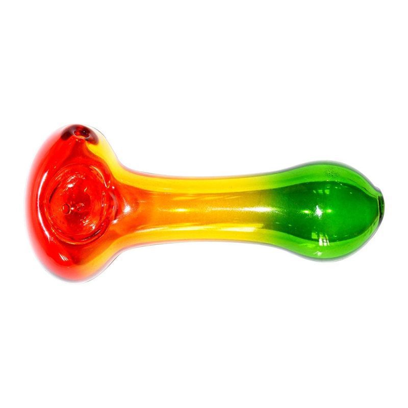 eightvape alternatives rasta colored glass hand pipe 31708797272175