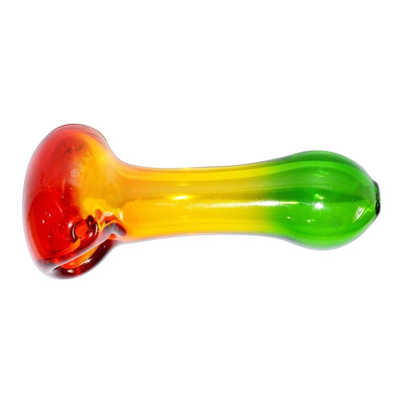 eightvape alternatives rasta colored glass hand pipe 31708797304943